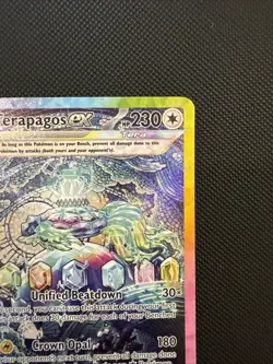 NM Near mint ! Terapagos ex 170/142 Sv07: Stellar Crown Holo Pokemon Card - Image 3