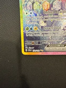 NM Near mint ! Terapagos ex 170/142 Sv07: Stellar Crown Holo Pokemon Card - Image 5