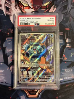 SQUIRTLE 148/142 PSA 10 STELLAR CROWN ILLUSTRATION RARE POKEMON CARD ENGLISH - Image 3