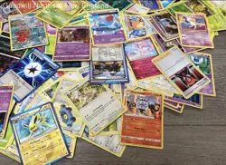 2.5LB Lot of Various Assorted Pokemon Cards TCG CCG - Image 4