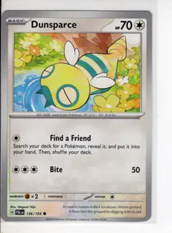 DUNSPARCE PALDEA EVOLVED SET POKEMON CARD 156/193 NM/M - Image 1