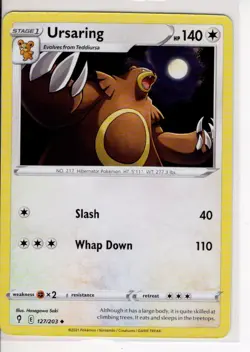 URSARING EVOLVING SKIES SET POKEMON CARD 127/203 NM/M - Image 1