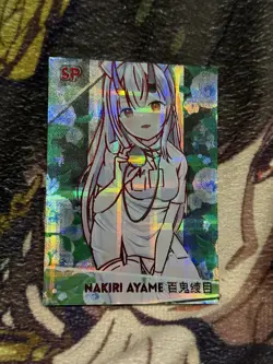 GODDESS STORY SENPAI HAVEN 4 SP-001 NAKIRI AYAME HOLOLIVE ANIME WAIFU CARD - Image 1