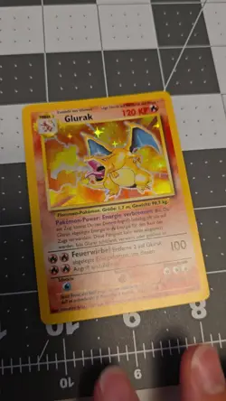 Pokemon TCG - Charizard (Glurak) - Base Set 4/102 Rare Holo 1999 - German Card - Image 2