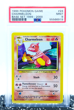 PSA 9 CHARMELEON 24/102 1999-2000 4th Print Base Set - Pokemon Card WOTC - Image 1