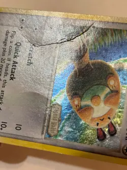 Sentret Pokemon Card EX Legend Maker 62/92 Reverse Holo Foil Stamped HP/DMG - Image 2