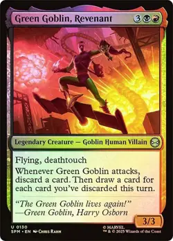 Foil Green Goblin, Revenant [Marvel's Spider-Man] MTG - Image 1