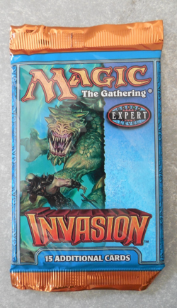 MTG: INVASION SEALED BOOSTER PACK FROM BOX - MAGIC THE GATHERING, WOCO6119, WOTC - Image 1