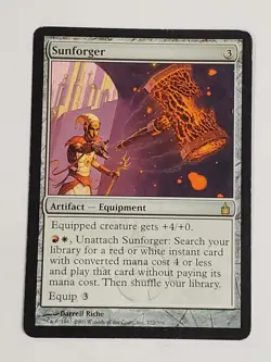 MTG Sunforger (Ravnica: City of Guilds/Artifact/R) - BGM - Image 1
