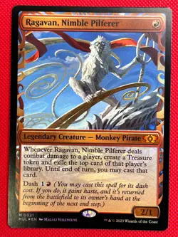 MTG Foil 1X Ragavan, Nimble Pilferer X1 Multiverse Legends (#21) Magic - NM/MT - Image 1