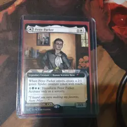 Peter Parker Amazing Spiderman MTG Disney Exclusive Event Promo Non-Foil Onhand - Image 2