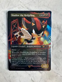 Shadow the Hedgehog 2086 Mythic Foil Secret Lair Sonic the Hedgehog MTG - Image 1