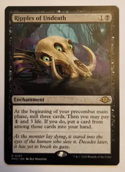 Ripples of Undeath MH3 #107 Rare Regular NM+ - Image 1