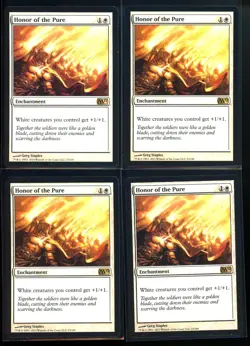 MTG 4x Honor of the Pure Core Set M11 & M12 Modern Magic the Gathering x4 Played - Image 1