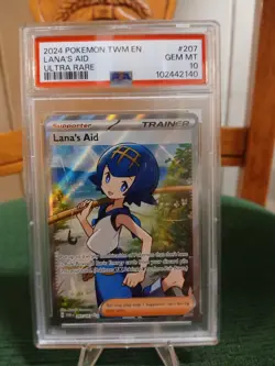 LANA'S AID 2024 POKEMON TWN EN #207/167 ULTRA RARE - Image 1