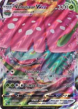 VENUSAUR VMAX SWSH102 SWORD & SHIELD POKEMON (ULTRA RARE PROMO, NM) - Image 1