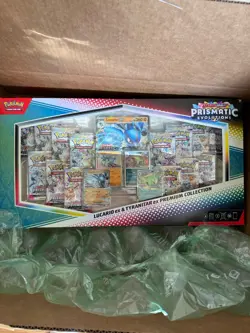 2X Pokemon TCG Prismatic Evolutions Lucario ex & Tyranitar ex Premium Collection - Image 1