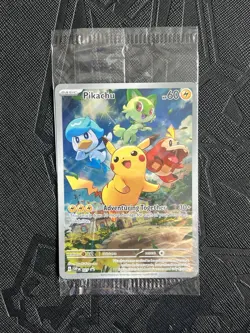 Pokemon TCG *SEALED* Pikachu 027 Black Star Promo Scarlet & Violet (English)- NM - Image 3