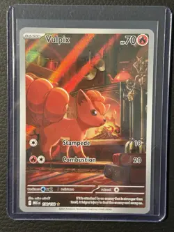 Vulpix Illustration Rare Pokemon Mega Evolution 138/132 Near Mint - Image 1