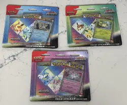 Prismatic Evolutions Tech Sticker Collection [Set of 3] - Ships Fast - Pokemon - Image 1
