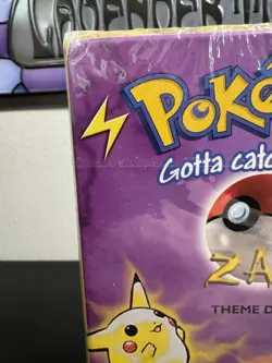FACTORY SEALED 1999 Pokemon Zap Base Set Theme Deck (Shadowless Potential) 742818060189 - Image 3