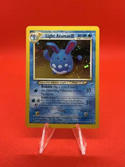 Pokemon TCG Neo Destiny Light Azumarill Holo Rare 13/105 Vintage WOTC MP - Image 1