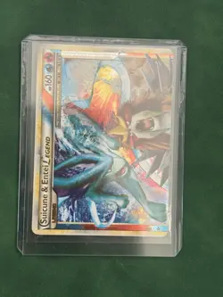 Pokemon Unleashed Legend Top #94 Holo Rare Suicune Entei LP 94/95 - Image 2