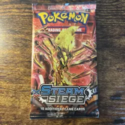 Pokemon TCG XY Steam Siege Booster Pack - Image 1