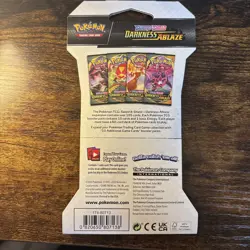 Pokemon TCG Sword & Shield Darkness Ablaze Sleeved Booster Pack - Image 2