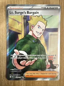 Lt. Surge's Bargain 170/132 - Mega Evolutions - Near Mint - Pokemon TCG - Image 1