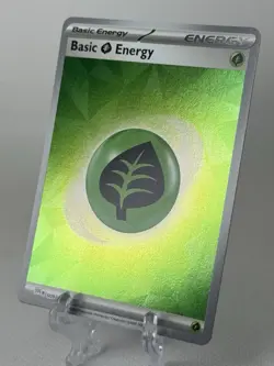 Basic Grass Energy SVE 009 Pokemon Prismatic Evolutions Reverse Holo - Image 1