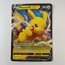 Pokemon Promo #SWSH061 Pikachu V Full Art Holo Ultra Rare - Image 1
