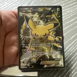 2016 POKEMON XY BLACK STAR PROMO PIKACHU EX XY124 RED & BLUE POWER COLLECTION - Image 2