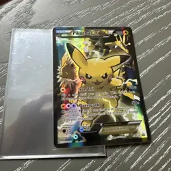 2016 POKEMON XY BLACK STAR PROMO PIKACHU EX XY124 RED & BLUE POWER COLLECTION - Image 4