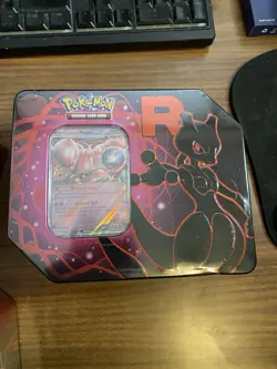 Pokemon Destined Rivals Team Rocket Tin Set of 3 (Mewtwo, Nidoking, Persian)-NEW - Image 2