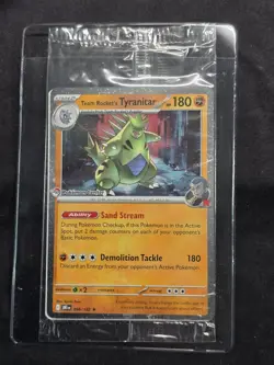Pokemon Center Team Rocket's Tyranitar Promo Destined Rivals 096 Sealed - Image 1