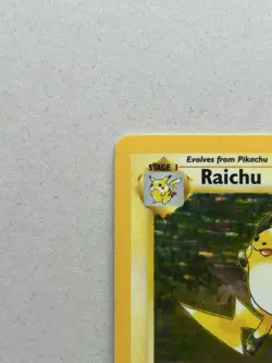 Raichu 14/102 Holo - Base Set, WOTC Pokemon Vintage 1999 - VLP - Image 3