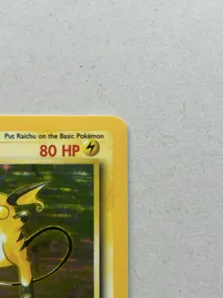 Raichu 14/102 Holo - Base Set, WOTC Pokemon Vintage 1999 - VLP - Image 4