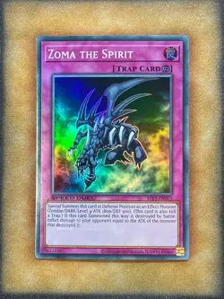 Yugioh Zoma the Spirit STP3-EN013 Speed Duel Super Rare NM - Image 1