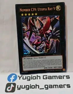 YUGIOH NUMBER C39 UTOPIA RAY YS13-ENV01 1 ST EDITION ULTRA PLAYED - Image 1