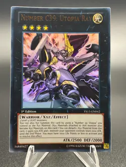 Yugioh Number C39: Utopia Ray V Ultra Rare - YS13-ENV01 - 1st Edition - NM - Image 1