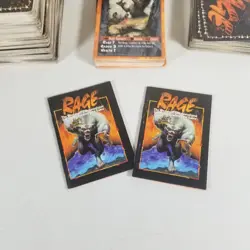 Rage Trading Card Game Werewolf Apocalypse 1995 White Wolf Plus Guide 250+ cards - Image 2