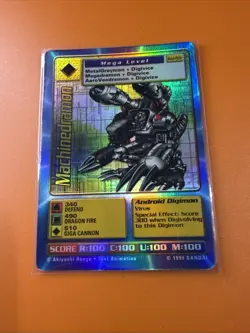 Vintage 1999 Digimon TCG Machinedramon Holo Foil Card BO-55 - Image 1