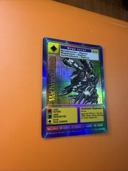 Vintage 1999 Digimon TCG Machinedramon Holo Foil Card BO-55 - Image 3