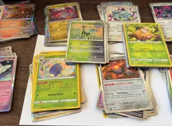 POKEMON CARD BULK LOT OF 100 HOLO REVERSE HOLO ONLY + 3 ULTRA RARE EX-FA ETC. - Image 3