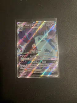 Pokemon TCG Guardians Rising Toxapex GX Full Art Card 136/145 NM-M - Image 1