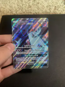 Pokemon TCG Guardians Rising Toxapex GX Full Art Card 136/145 NM-M - Image 4