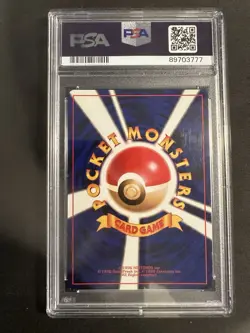 1997 Pokemon Venomoth Holo Card #49 PSA 9 Mint Condition - Image 2