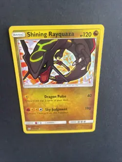 Pokemon Shining Rayquaza Holo Rare Card 56/73 Shining Legends Series - Image 5