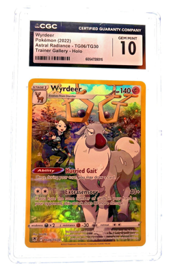 2022 Pokemon Wyrdeer #TG06 Astral Radiance Full Art CGC 10 Graded Card - Image 1